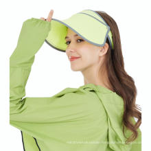 Factory cheap flexible breathable sun visor cap